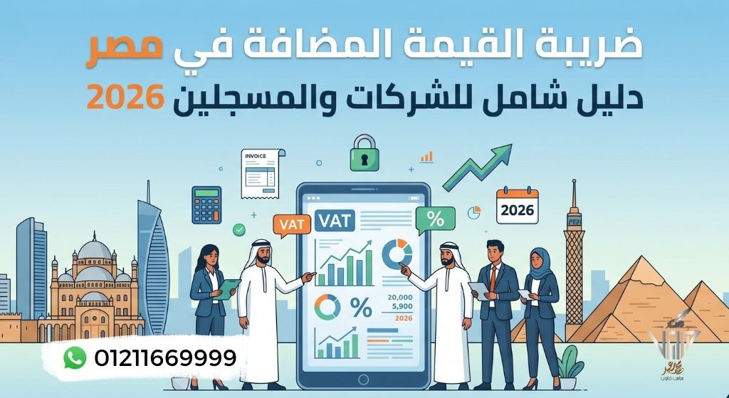 شرح ضريبة القيمة المضافة وتقديم الإقرار الشهري 2026