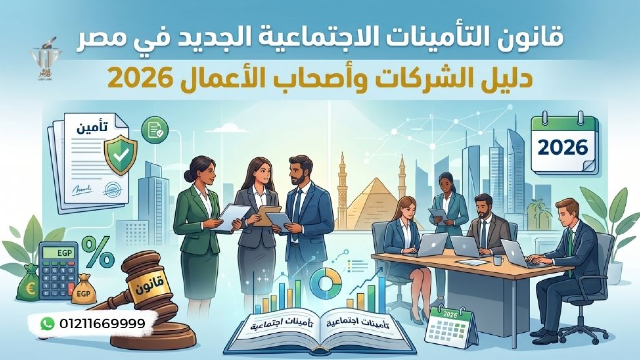 قانون التأمينات الاجتماعية الجديد في مصر دليل الشركات وأصحاب الأعمال 2026