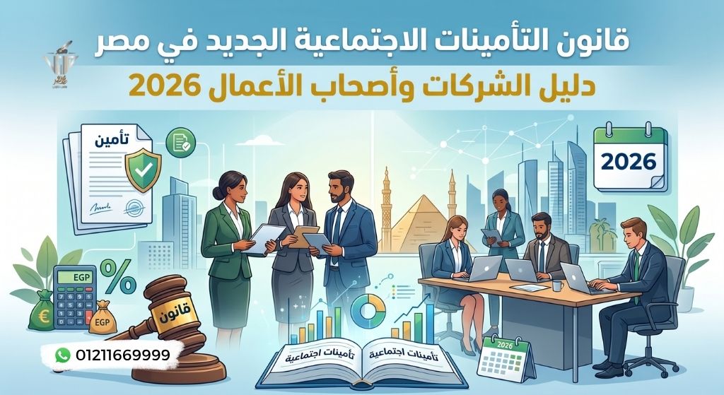 قانون التأمينات الاجتماعية الجديد في مصر دليل الشركات وأصحاب الأعمال 2026