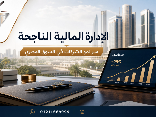 الإدارة المالية الناجحة: سر نمو الشركات في السوق المصري