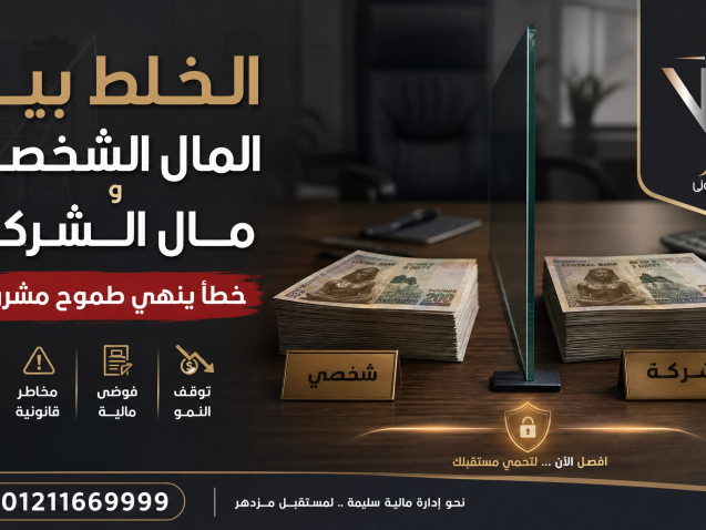 الخلط بين المال الشخصي ومال الشركة