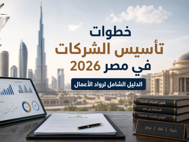 خطوات تأسيس الشركات في مصر 2026